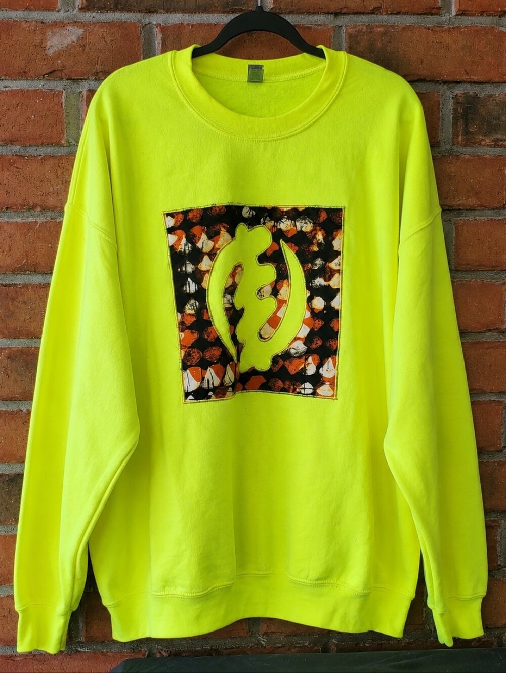 Neon Adinkra Gye Nyame Heritage Sweatshirt – Unisex